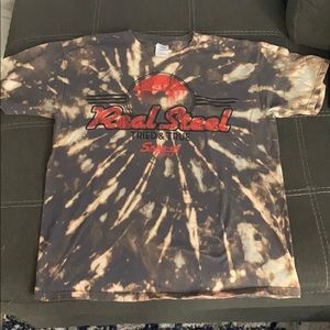 Custom bleach tie-dye T-shirt